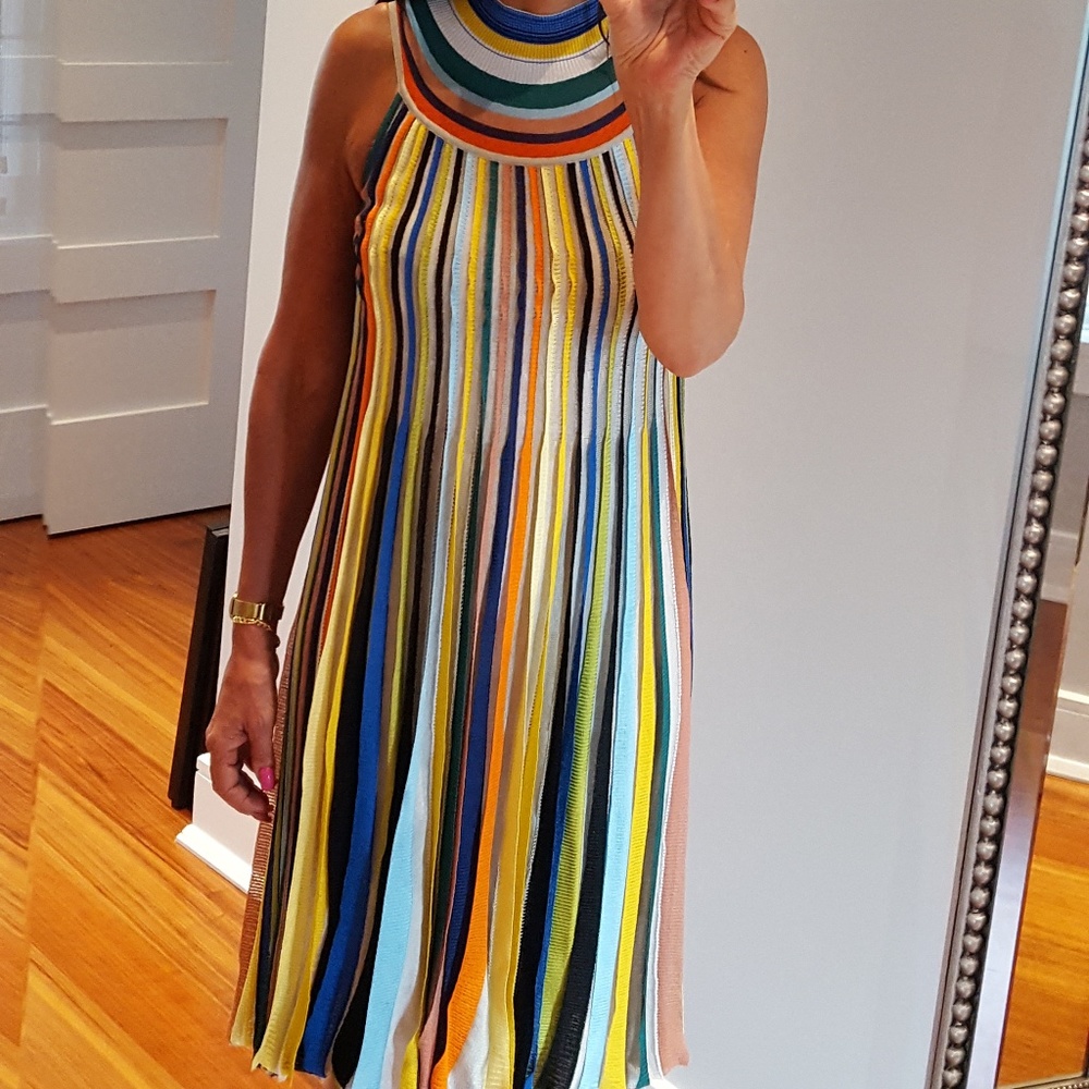 Missoni pleated multi-color dress